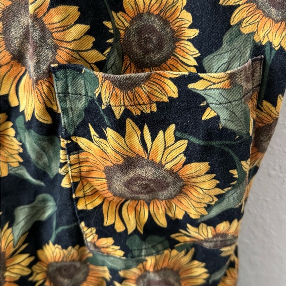 Lucy & Yak Sunflower Print Dugarees - Picture 5 of 6